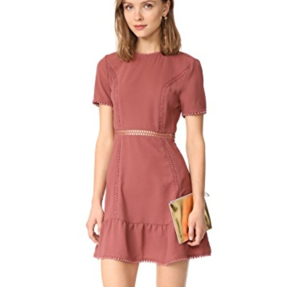Anthropologie Moon River | Dusty Rose Dress - Picture 4 of 10
